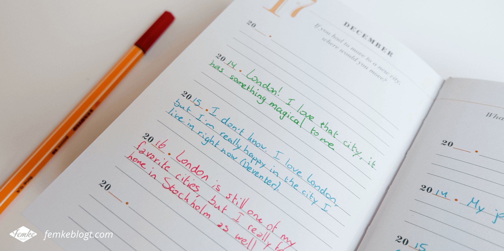 Q&A a day dagboek