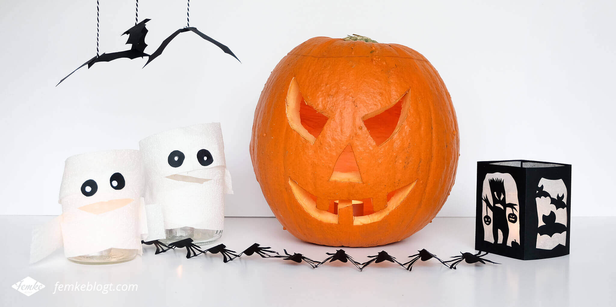 DIY Halloween decoratie | Griezelige en simpele DIY Halloween decoratie. Griezelen gegarandeerd!