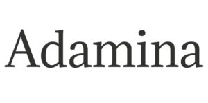Klassiek lettertype - Adamina