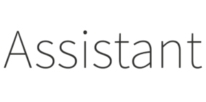 Minimalistisch lettertype - Assistant