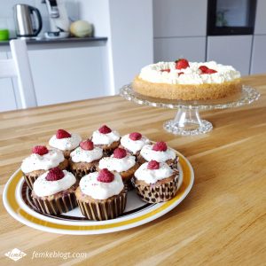 Maandoverzicht juli | Citroen cheesecake en frambozen cupcakes