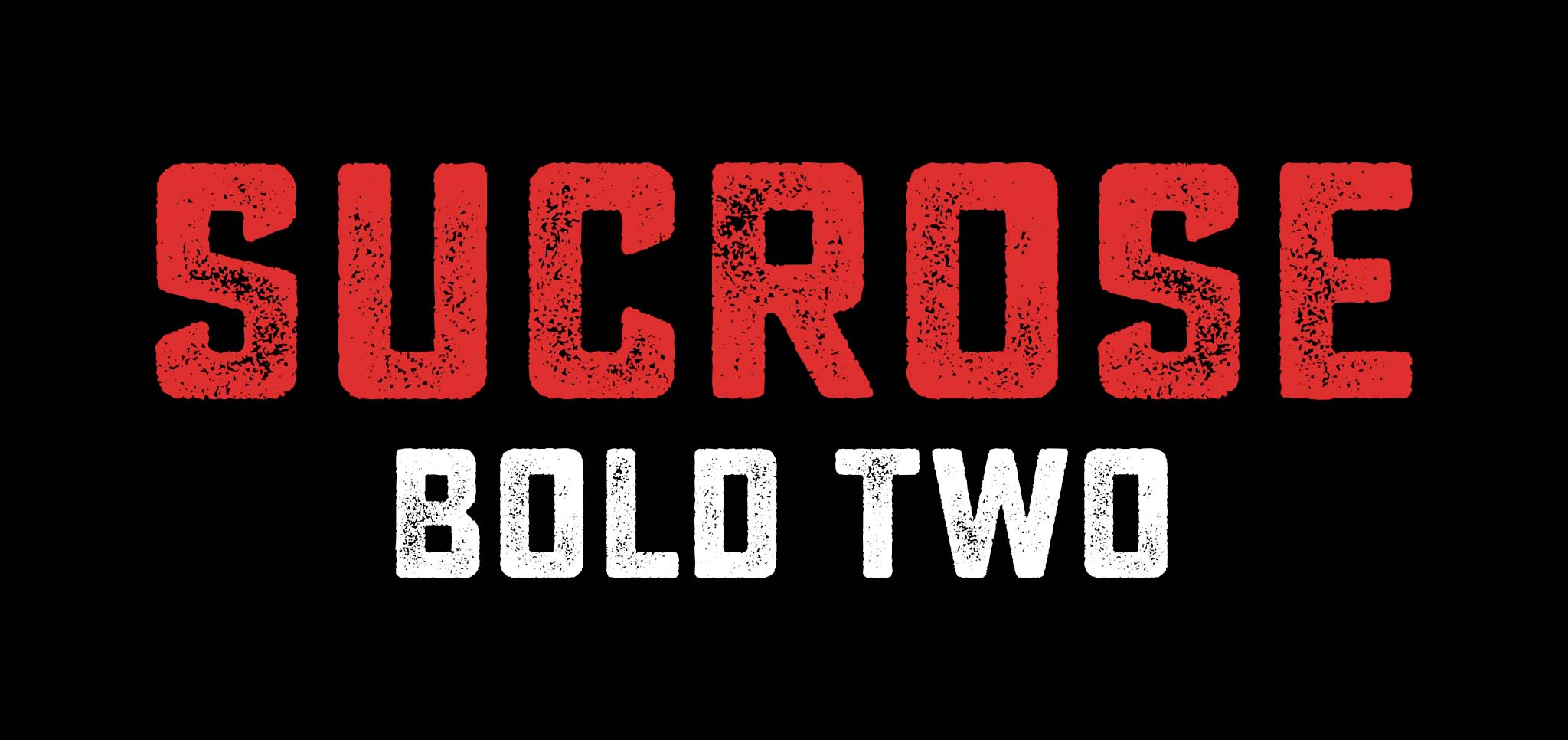 21 gratis stoere lettertypes - Sucrose Bold Two