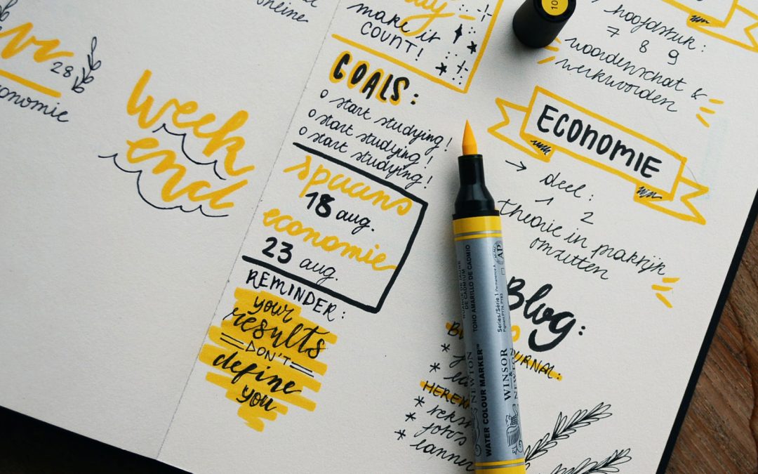 9x Creatieve ideeën voor je bullet journal