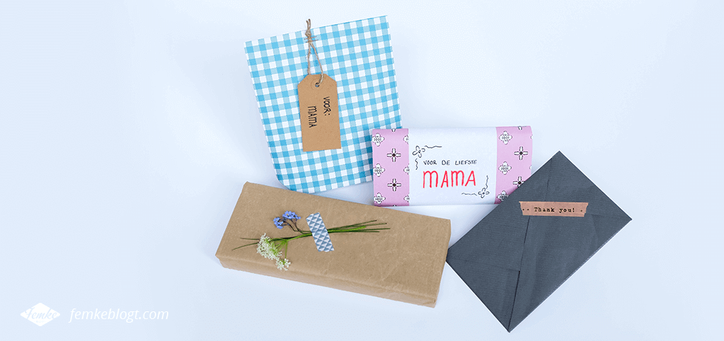 Wonderbaarlijk 4 Inpak tips voor je moederdag cadeau – Femke blogt RR-03